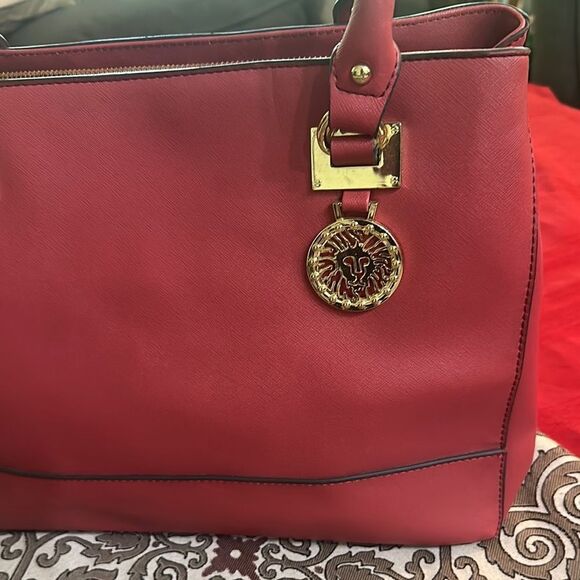 Anne Klein Tote Bag w/ Gold Embellishments - Picture 2 of 11